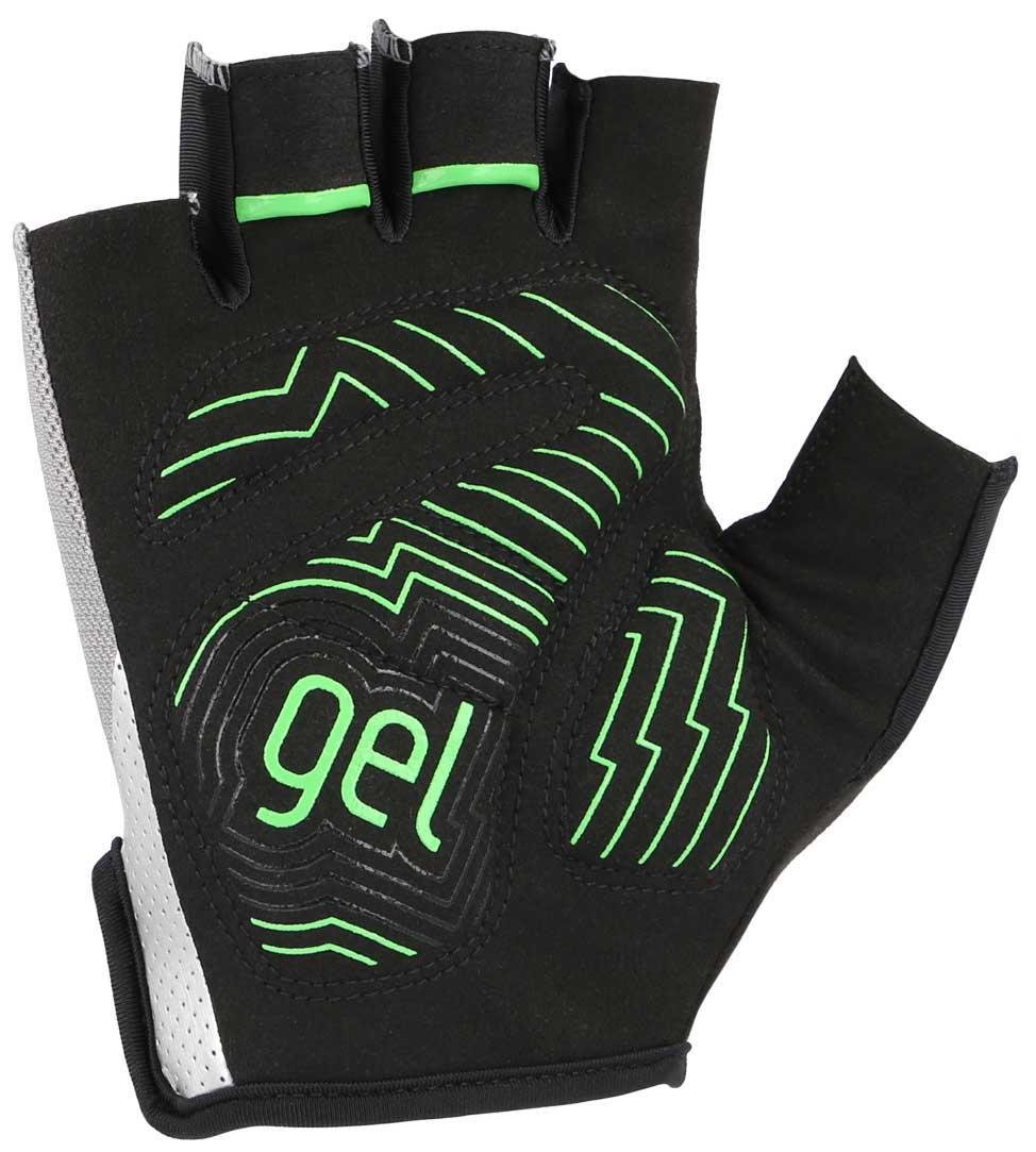 Велоперчатки KinetiXx Liam Active Bike Glove unisex без пальцев р. 10 Серый/Салатный - фото 2