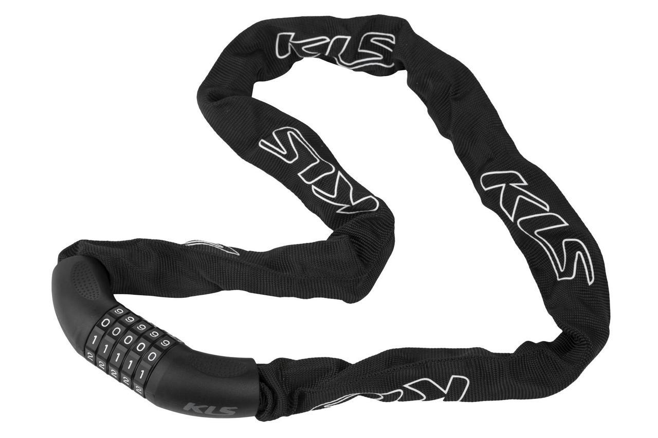Замок ланцюговий кодовий KLS Chainlock 6 6x1000 мм Чорний (2558475214)