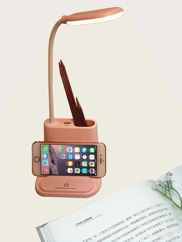 Лампа настільна світлодіодна 3в1 Solar 32 B з вбудованим акумулятором та PowerBank Рожевий (10360U) - фото 7 Лампа настільна світлодіодна 3в1 Solar 32 B з вбудованим акумулятором та PowerBank Рожевий (10360U) - фото 7