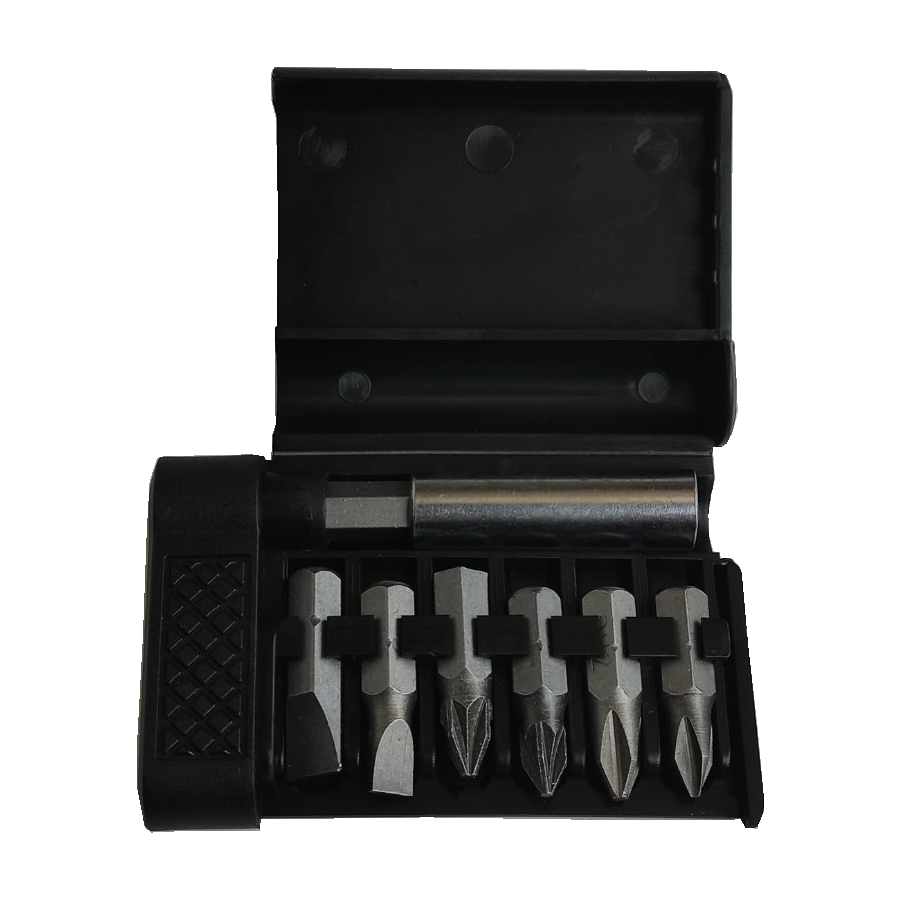 набор бит Sparta 7 ед. прямоугольный пластиковый бокс (51645)