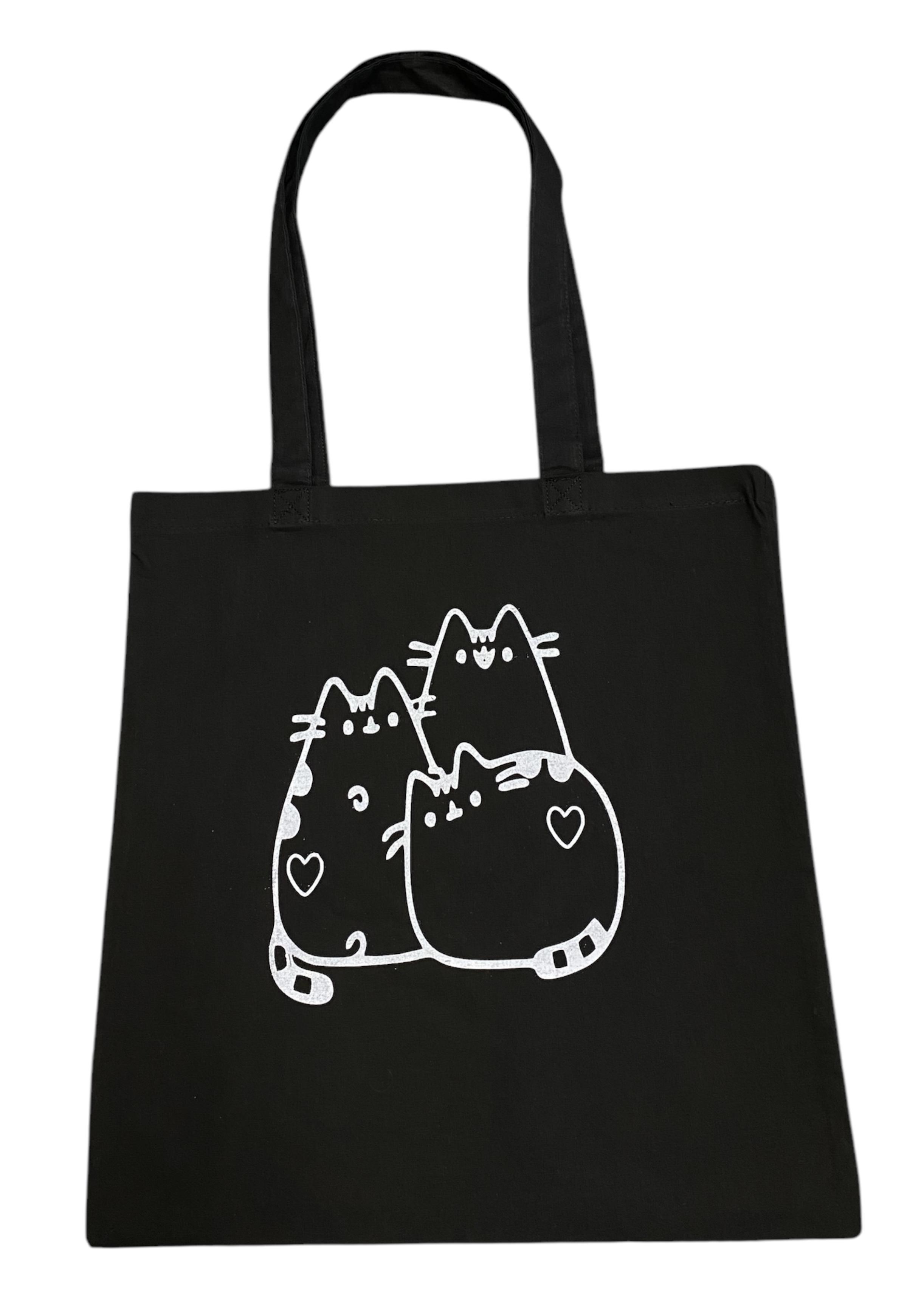 ЭКО сумка-шопер TIRA Кошки с принтом 140 г/кв. м Черный (18197290) ЭКО сумка-шопер TIRA Кошки с принтом 140 г/кв. м Черный (18197290)