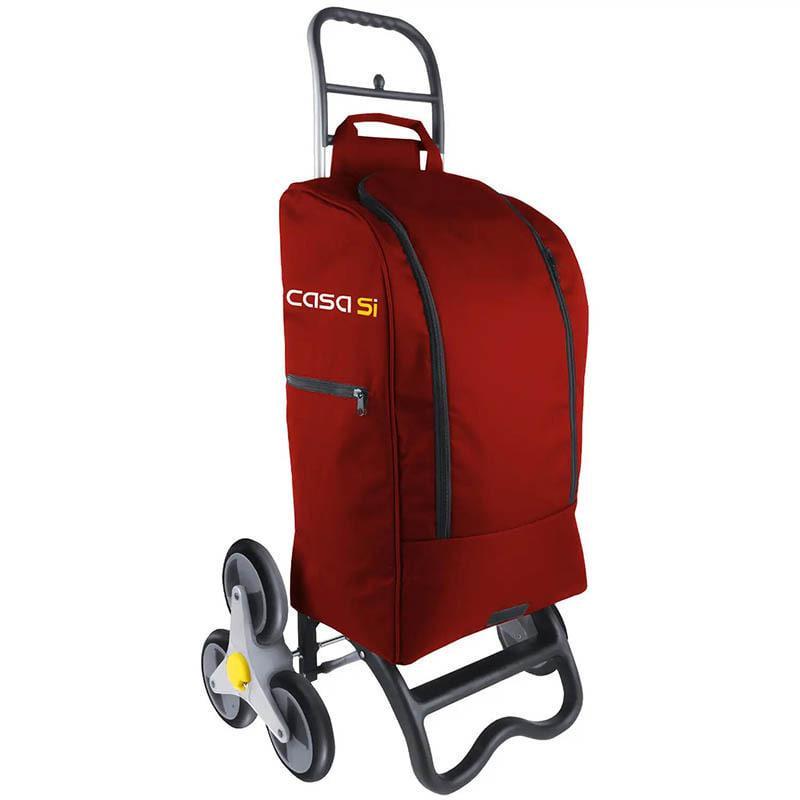 Сумка-тележка хозяйственная Casa Si Buddy 40 л Red (DAS302429)