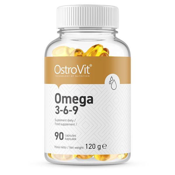 Жирні кислоти OstroVit Omega 3-6-9 90 капсул - фото 1