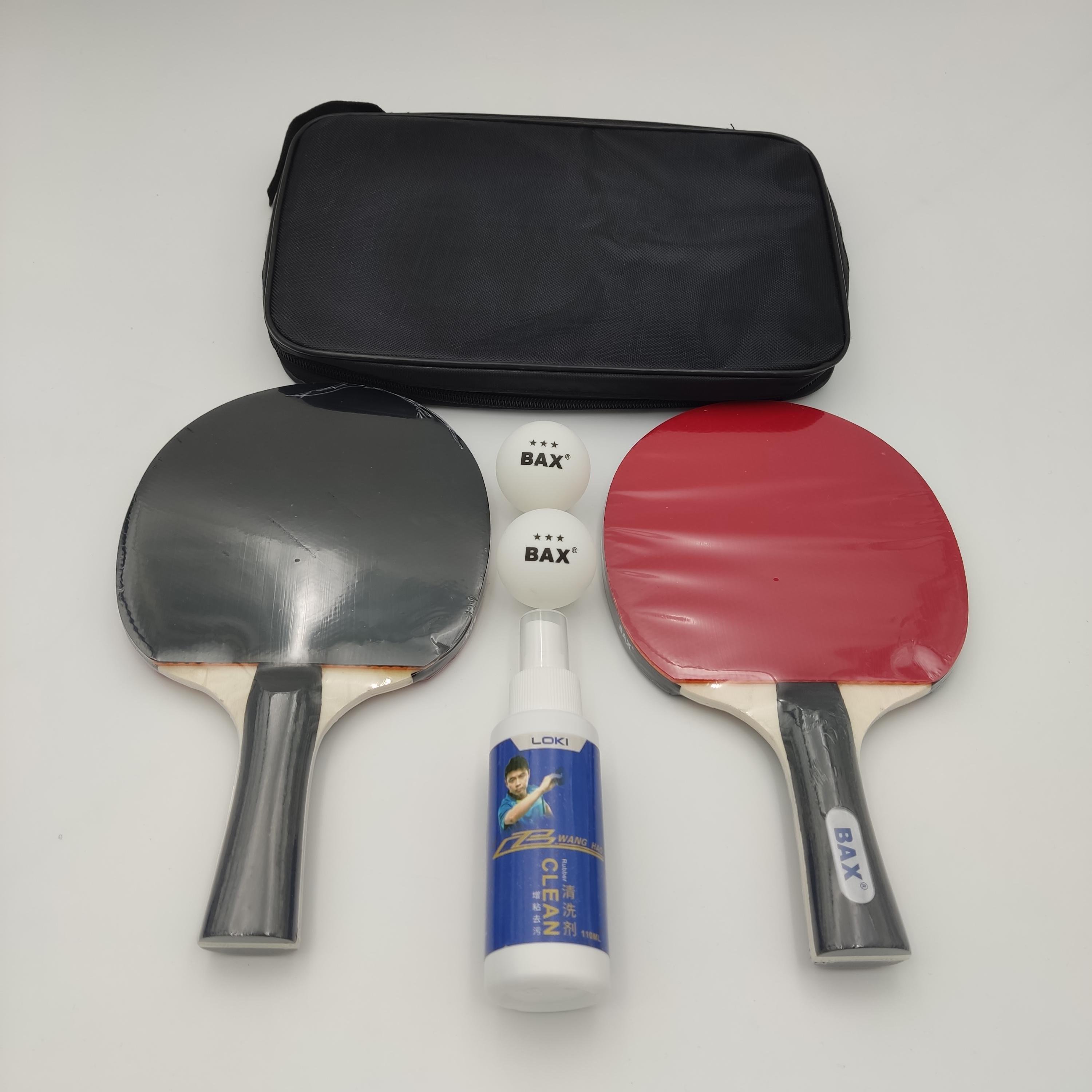 Набір ракеток для настільного тенісу Bax у чохлі зі спреєм та м'ячиками 2 шт. (151304+151307)