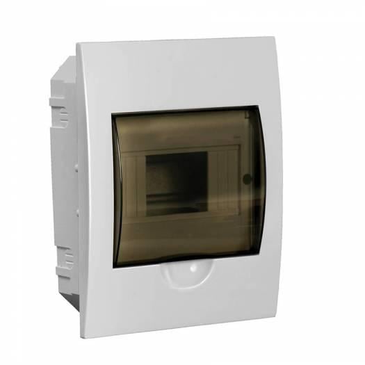 Щит розподільний УЕК ЩРВ-П 6 модулів пластик 185х140х100 мм Прозорий (MKP12-V-06-1-U)