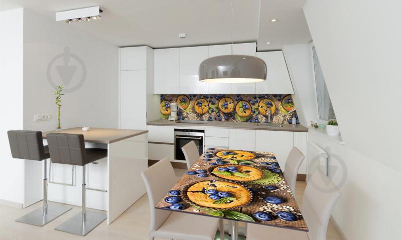 Наклейка виниловая на стол Zatarga «Черничные кексы» 650х1200 мм Z180805/1st Наклейка виниловая на стол Zatarga «Черничные кексы» 650х1200 мм Z180805/1st