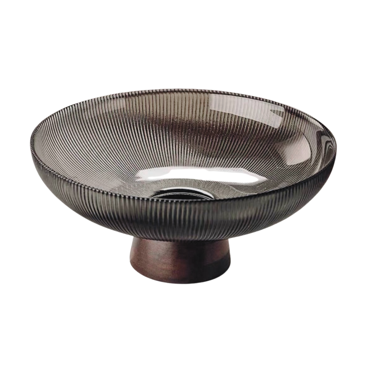 Фруктовница Vista 2 стеклянная Черный (33830117)