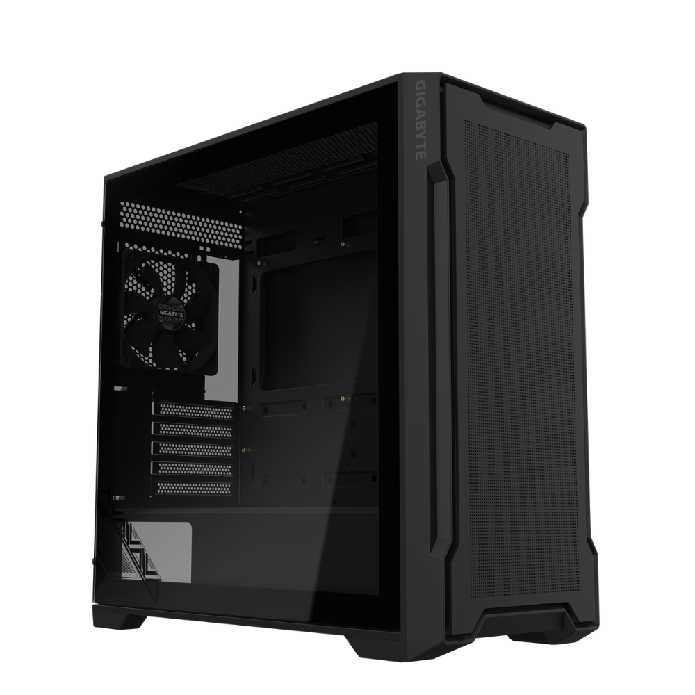 Корпус для ПК Gigabyte C102 GLASS ICE Middle tower USB 3,0 x2 встановлені два вентилятори 120 мм Чорний (605658)