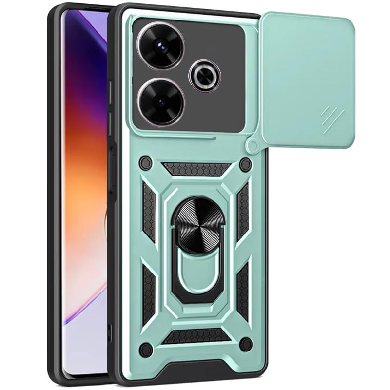 Ударостійкий чохол Camshield Serge Ring для Xiaomi Redmi 13 4G / Poco M6 4G Зелений