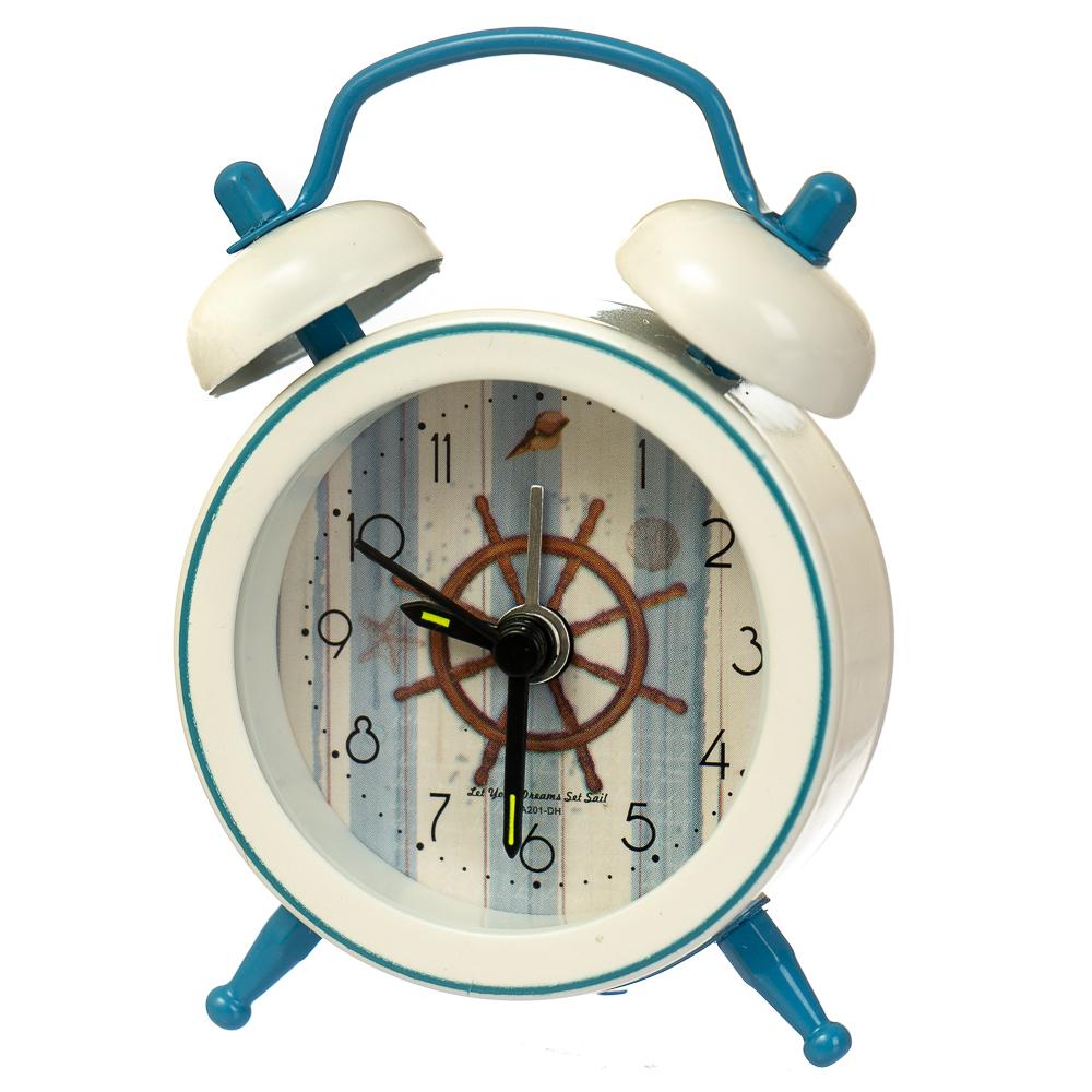 Часы-будильник Elisey Морская романтика Штурвал (004AK)