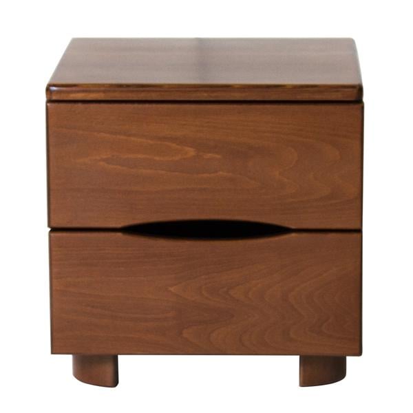 Тумбочка прикроватная Микс Мебель Мария Орех темный