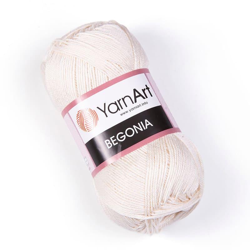 Пряжа YarnArt Begonia 326 Молочный