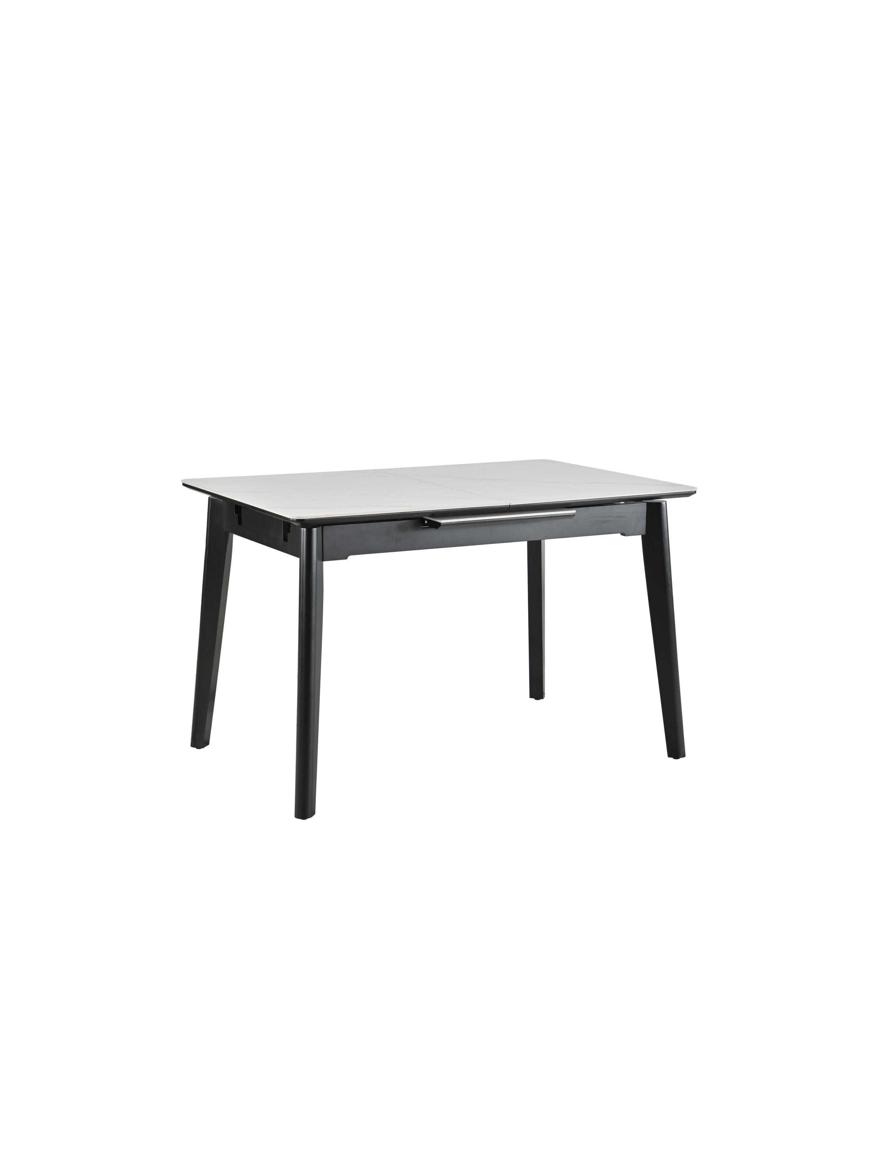 Обеденный стол OSTEN 120-160x80 см White Matt (422431)
