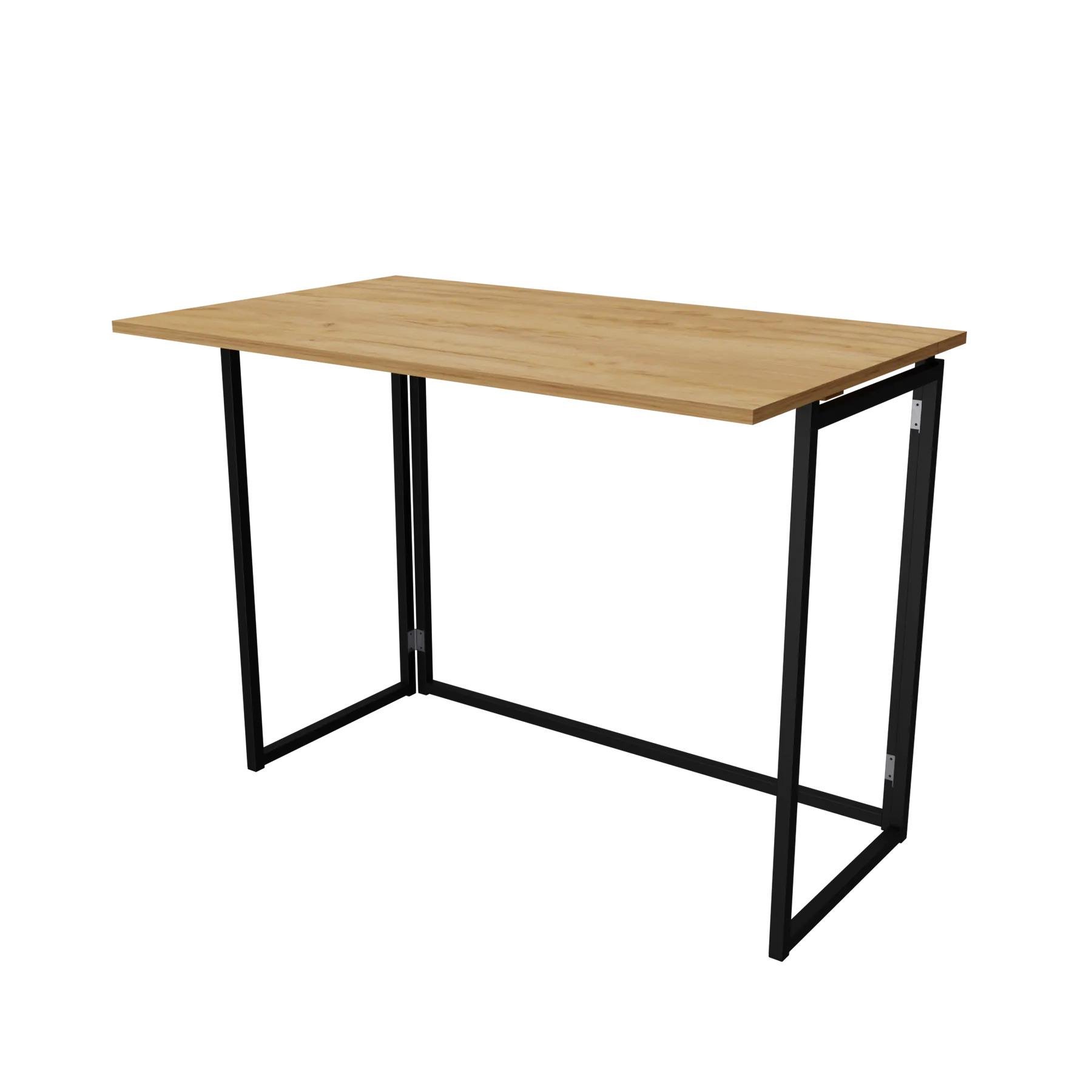 Компьютерный стол-трансформер письменный Мобил ламинированное ДСП/металл 1000х580 мм Дуб крафт золотой/Черный