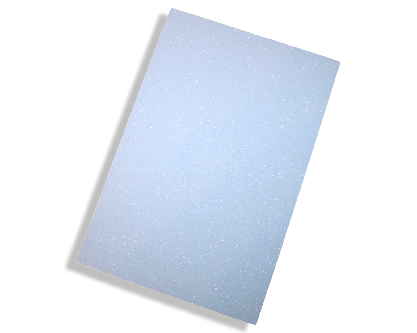 Фоамиран блестящий на клейкой основе 2 мм 20х30 см Белый