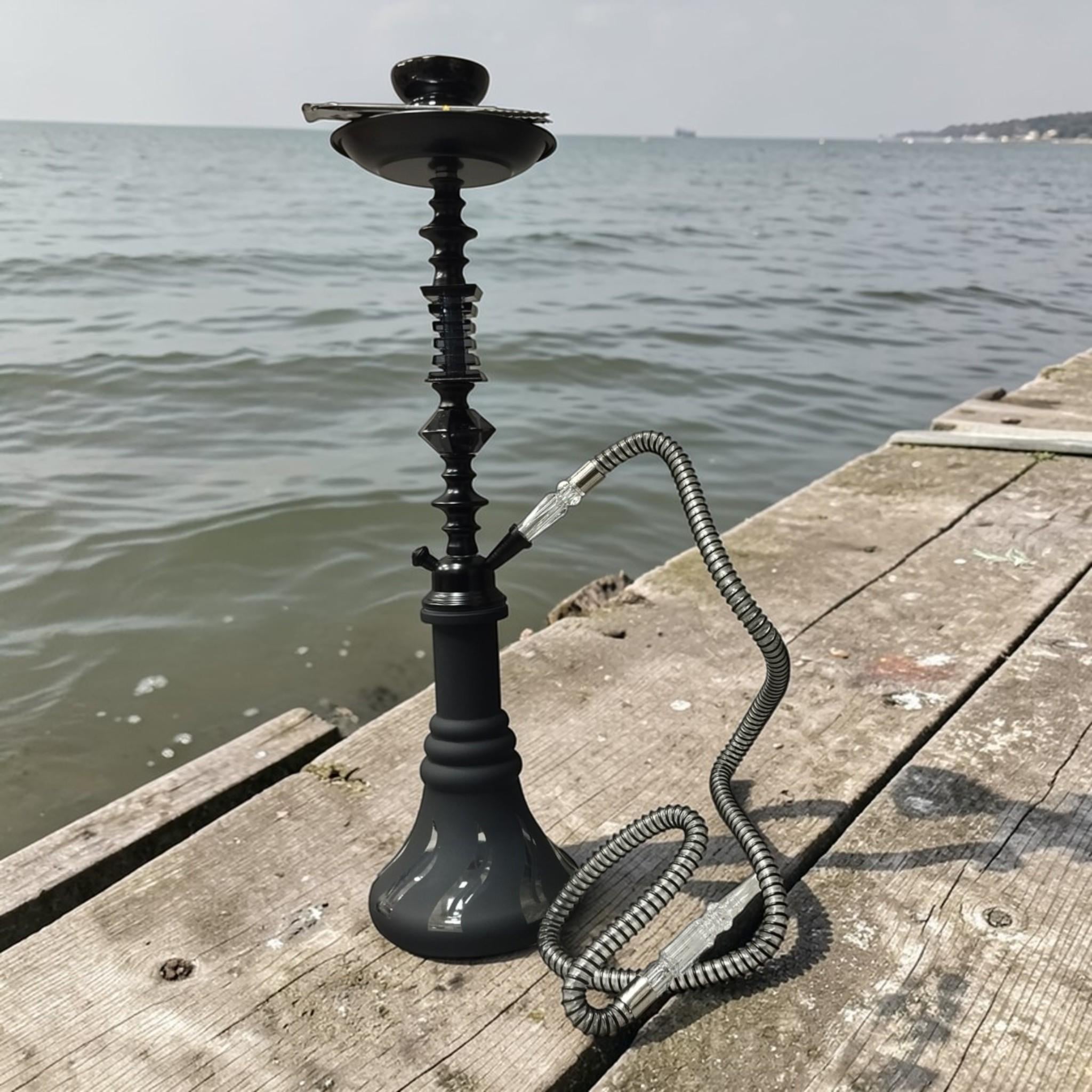 Кальян Hookah Mustafa Alto Black 57 см на 1 человека (13021)