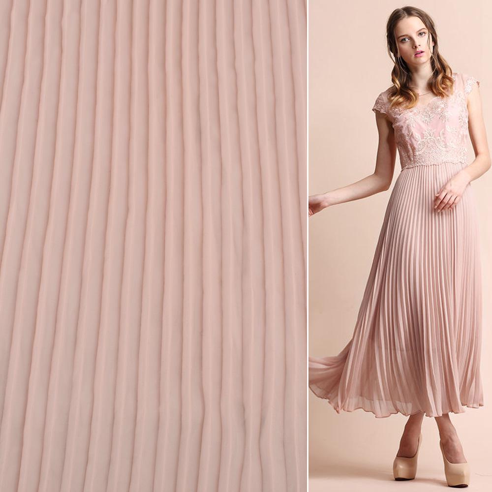 Ткань креп гофре в натянутом виде ширина 140 см Розовый (11416.007) - фото 2 Ткань креп гофре в натянутом виде ширина 140 см Розовый (11416.007) - фото 2