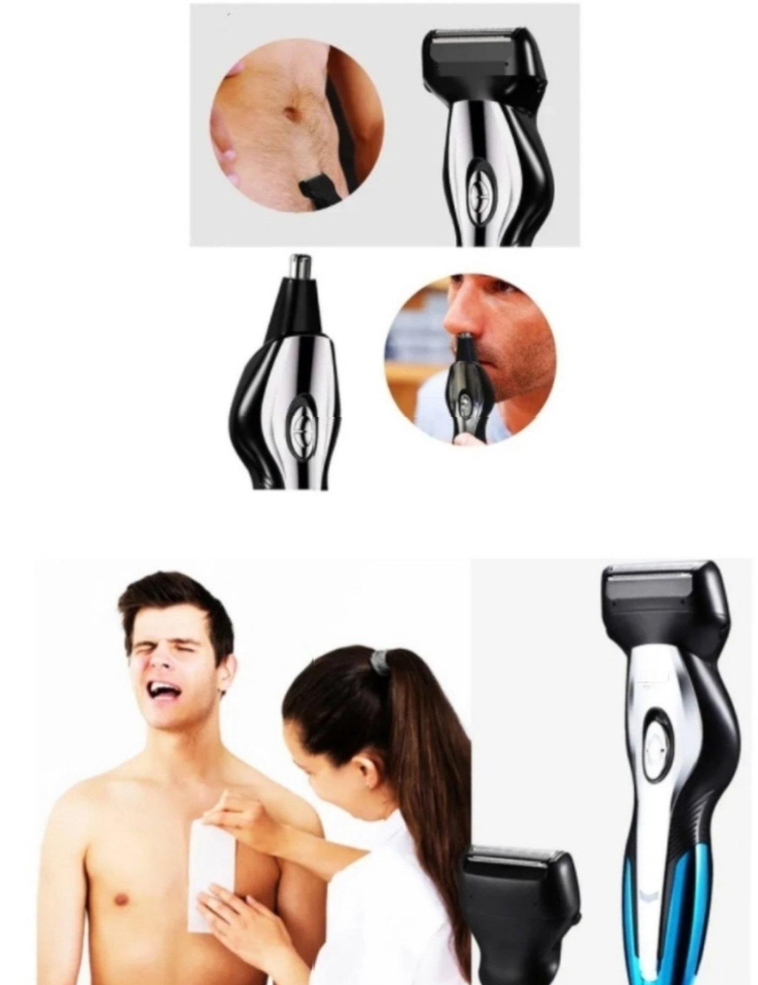 Тример для бороди та волосся Geemy lemex Hair Trimmer 11в1 5 Вт із зарядкою від USB - фото 5