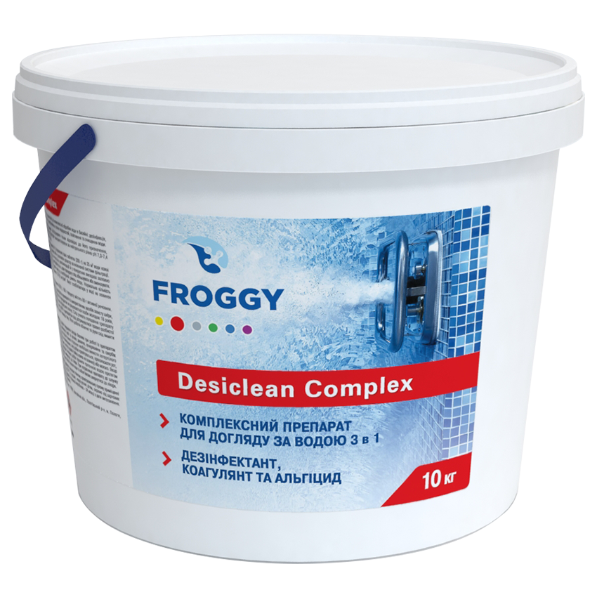 Дезинфектант 3в1 на основе хлора Froggy Desiclean Complex 10 кг (T0500-08)