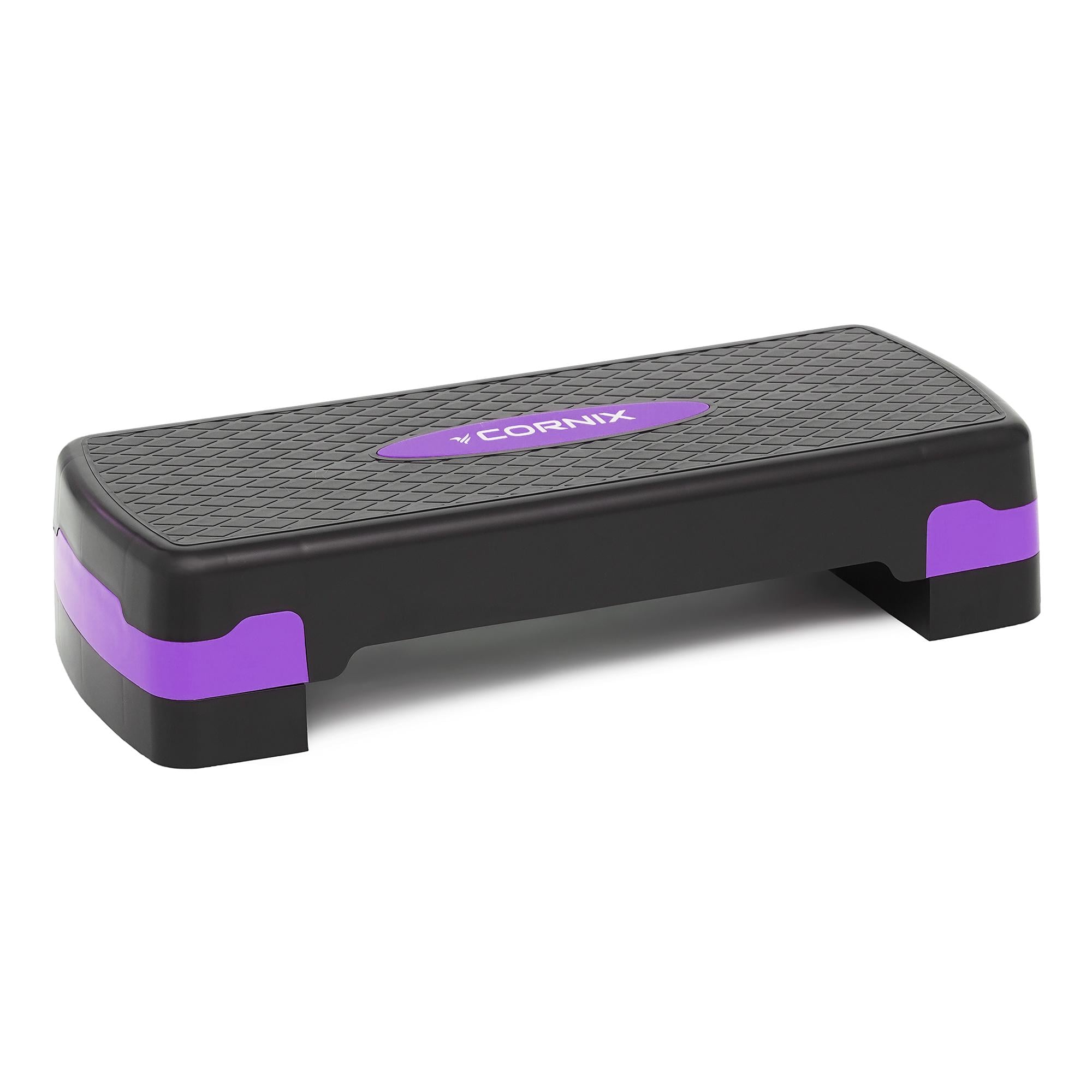 Степ-платформа 2-ступінчаста Cornix XR-0188 68х28х10-15 см Black/Purple