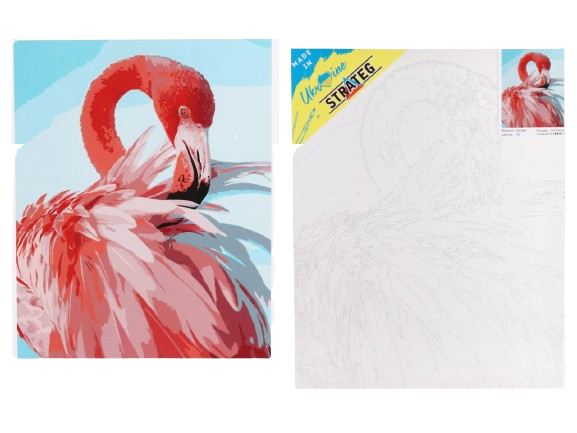 Картина по номерам Стратег Розовое фламинго dy066 40x50 см (MTT-160909)