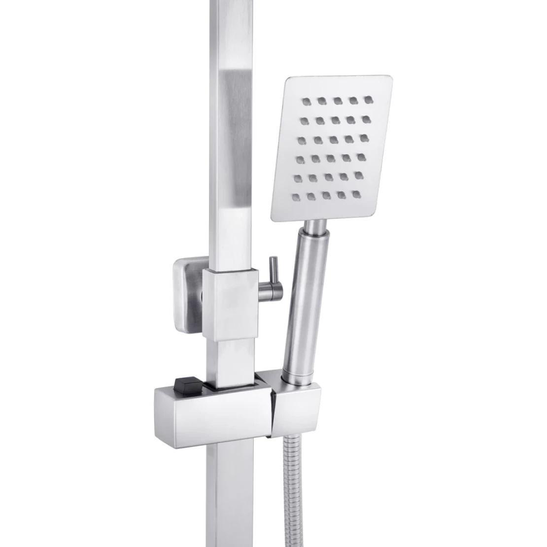 Душевая система Kroner KRP Edelstahl Kubus ESG231 Flex нержавеющая сталь (SVR-CV029977) - фото 2 Душевая система Kroner KRP Edelstahl Kubus ESG231 Flex нержавеющая сталь (SVR-CV029977) - фото 2