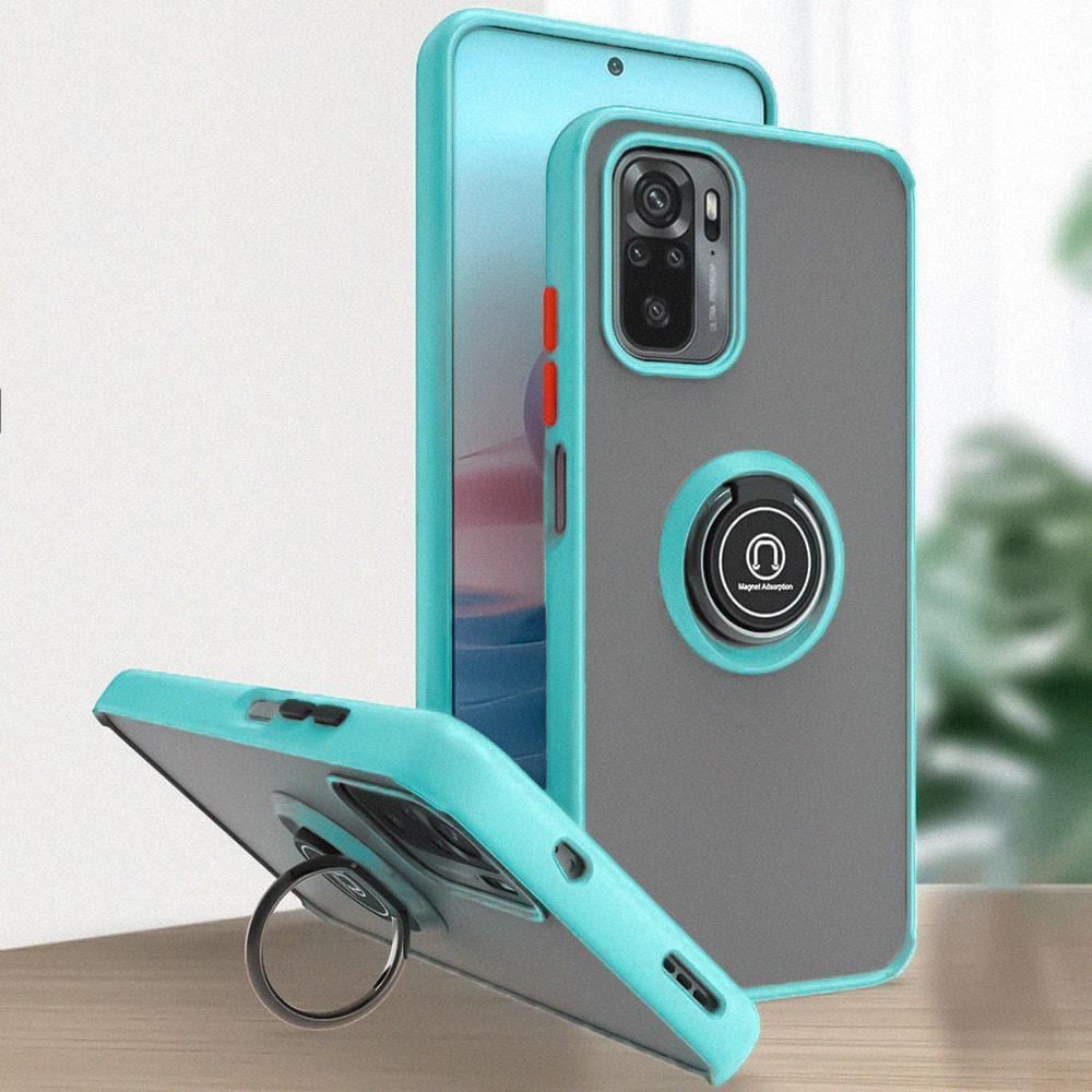 Защитный чехол MatteLuxe Xiaomi Redmi Note 10 (с кольцом) Light Blue (33087-0B)