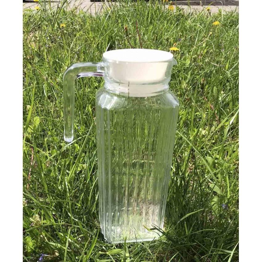 Глечик скляний Luminarc Quadro 70361 1,1 л (1203133466) - фото 3 Глечик скляний Luminarc Quadro 70361 1,1 л (1203133466) - фото 3