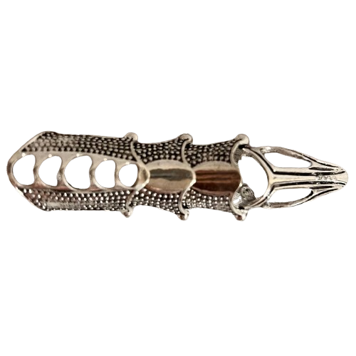 Кольцо на весь палец Docona Серебристый (579)