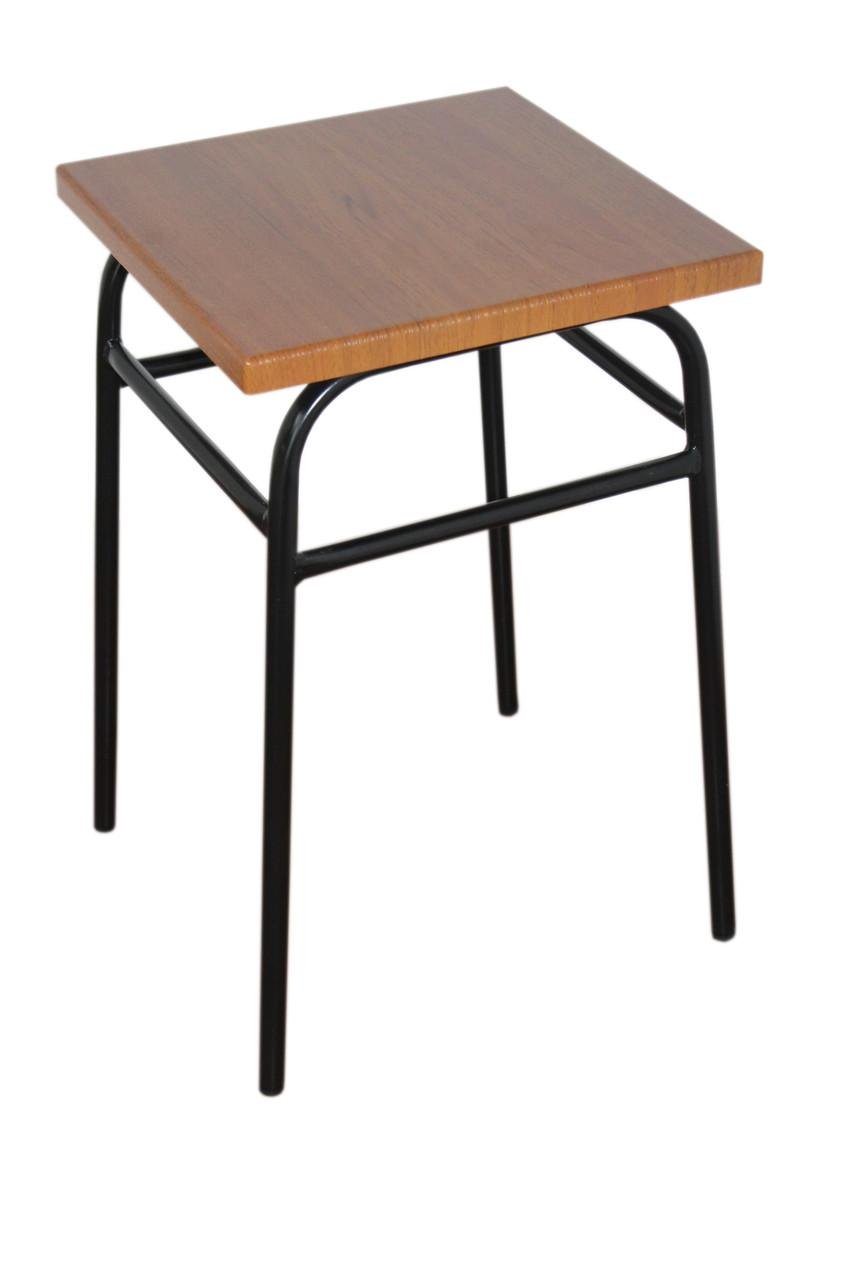 Табурет кухонний Класик ніжки Чорний/Горіх (10878509) - фото 2 Табурет кухонний Класик ніжки Чорний/Горіх (10878509) - фото 2