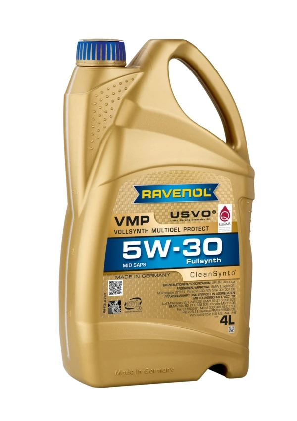 Моторное масло RAVENOL VMP 5W-30 синтетика 4 л (1111122-004)