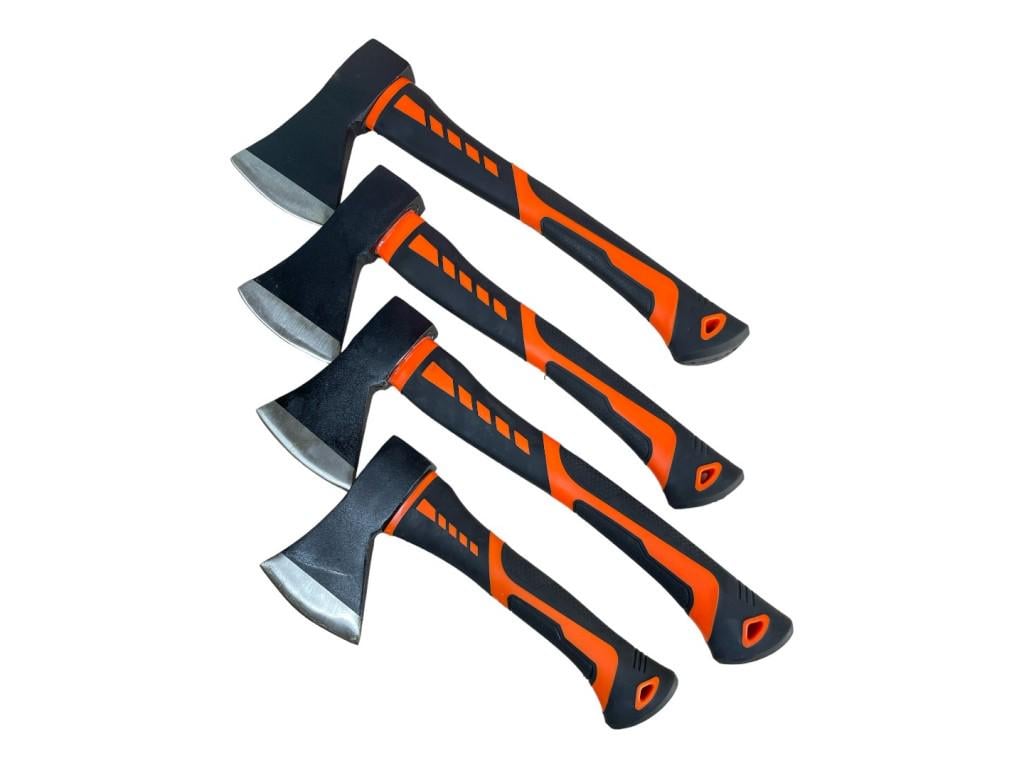 Топор туристический с прорезиненной рукояткой 38 см (23691742) - фото 2 Топор туристический с прорезиненной рукояткой 38 см (23691742) - фото 2