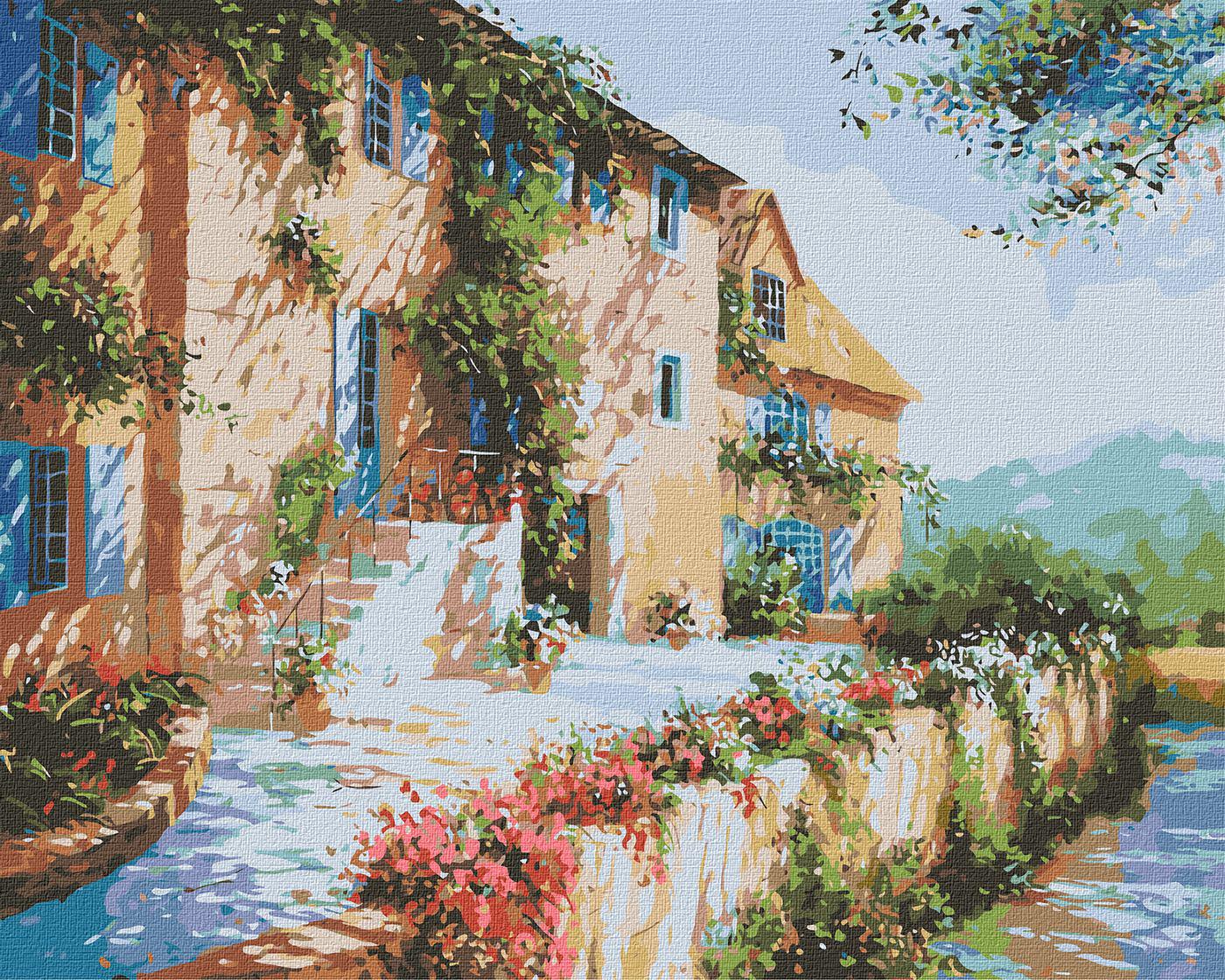 Картина по номерам Идейка На солнечной стороне улицы 40x50 см (Id-KHO2298)