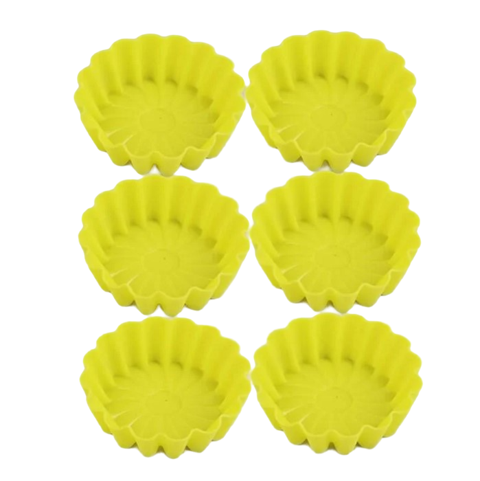 Набор форм для выпечки силиконовых Maestro 8 см 6 пр. Зеленый