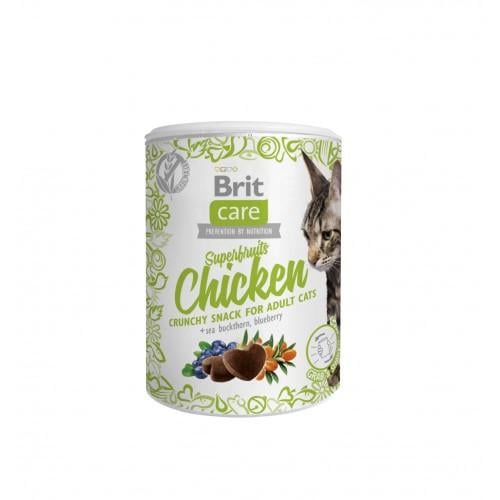 Ласощі для котів Brit Care Cat Snack Superfruits Chicken 100 г Ласощі для котів Brit Care Cat Snack Superfruits Chicken 100 г