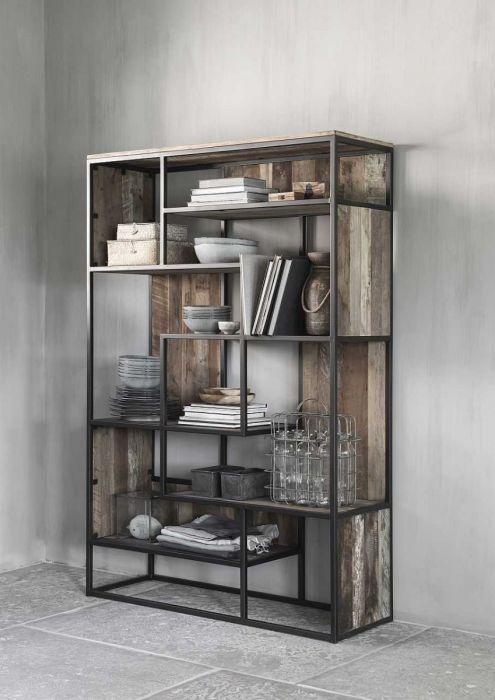 Стеллаж для хранения Loft NS-1955 1830x1200x400 мм Черный (6156d5863edc877ba85899f6)