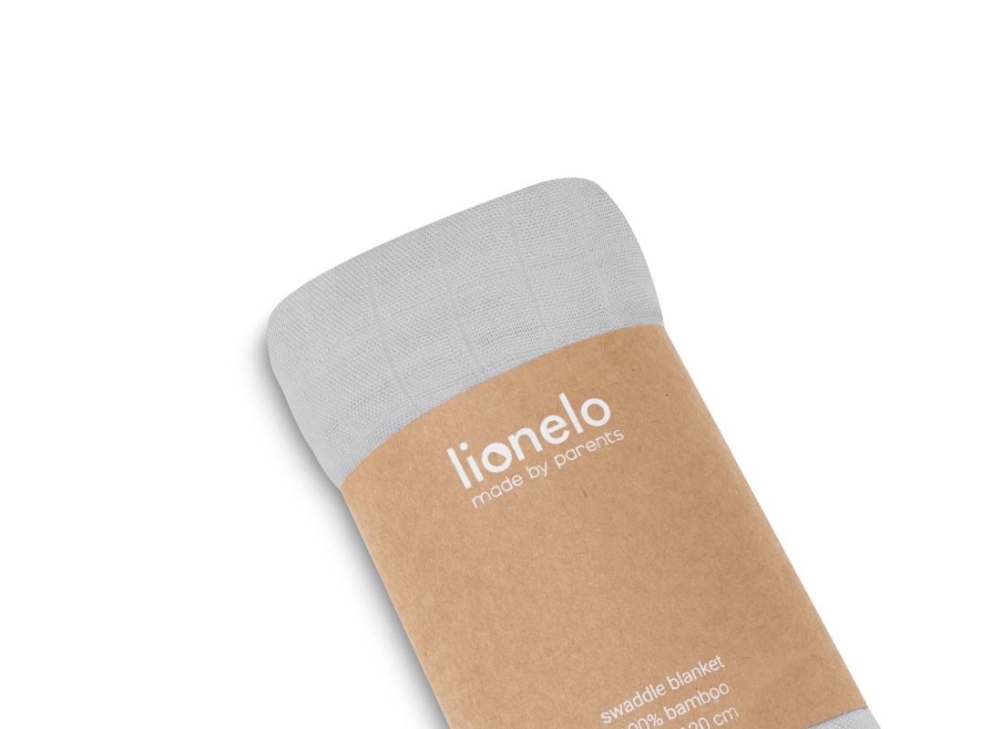 Покрывало Lionelo Bamboo Swaddle Stone Grey