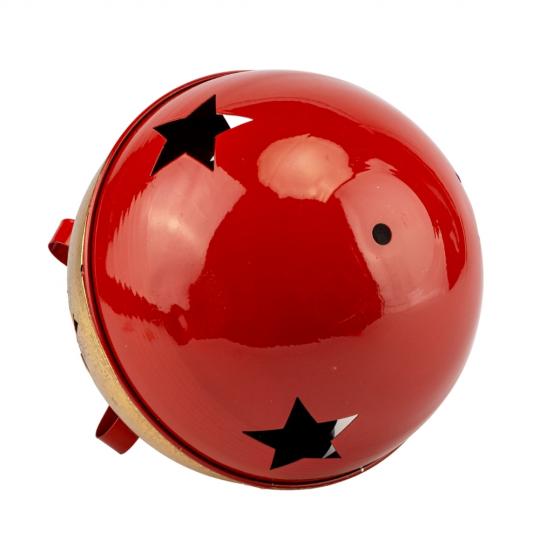 Игрушка на елку металлический колокольчик 26х19 см Красно-золотой (150-81-6033-011) - фото 2 Игрушка на елку металлический колокольчик 26х19 см Красно-золотой (150-81-6033-011) - фото 2