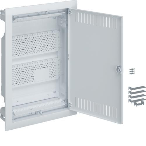 Распределительный щит VOLTA Hager 2 ряда металлический 348х505,5х94,5 мм IP30 встраиваемый мультимедийный (VU24NWB)