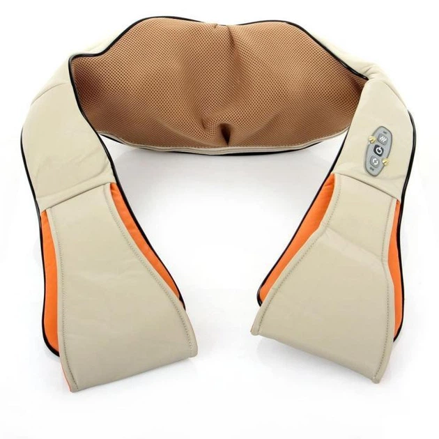 Массажер для плеч и тела Massager of Neck Kneading 24 W 35х22х26 см с ИК-влиянием и подсветкой