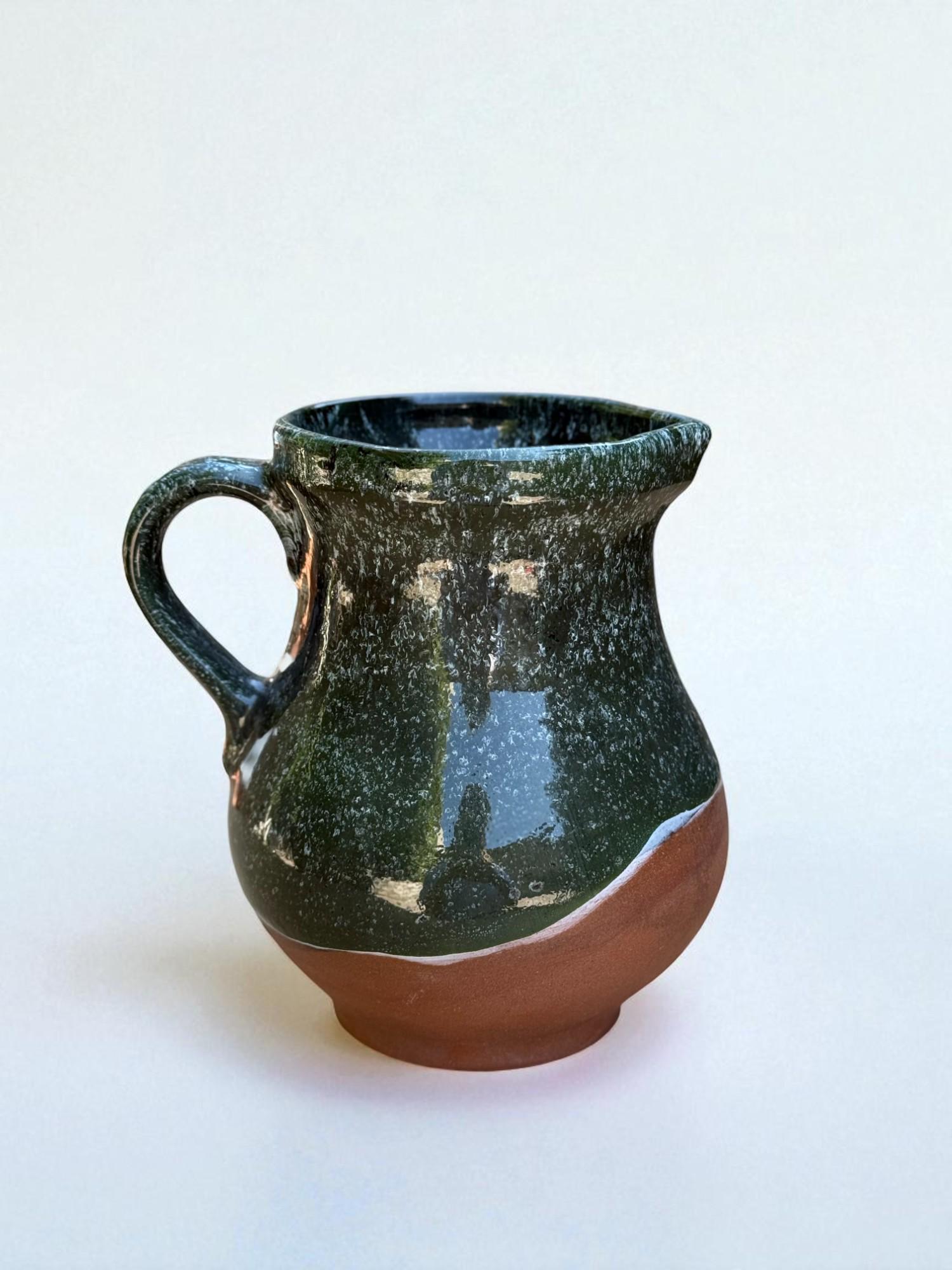 Кувшин ручной работы Зеленый (28830778) - фото 3 Кувшин ручной работы Зеленый (28830778) - фото 3