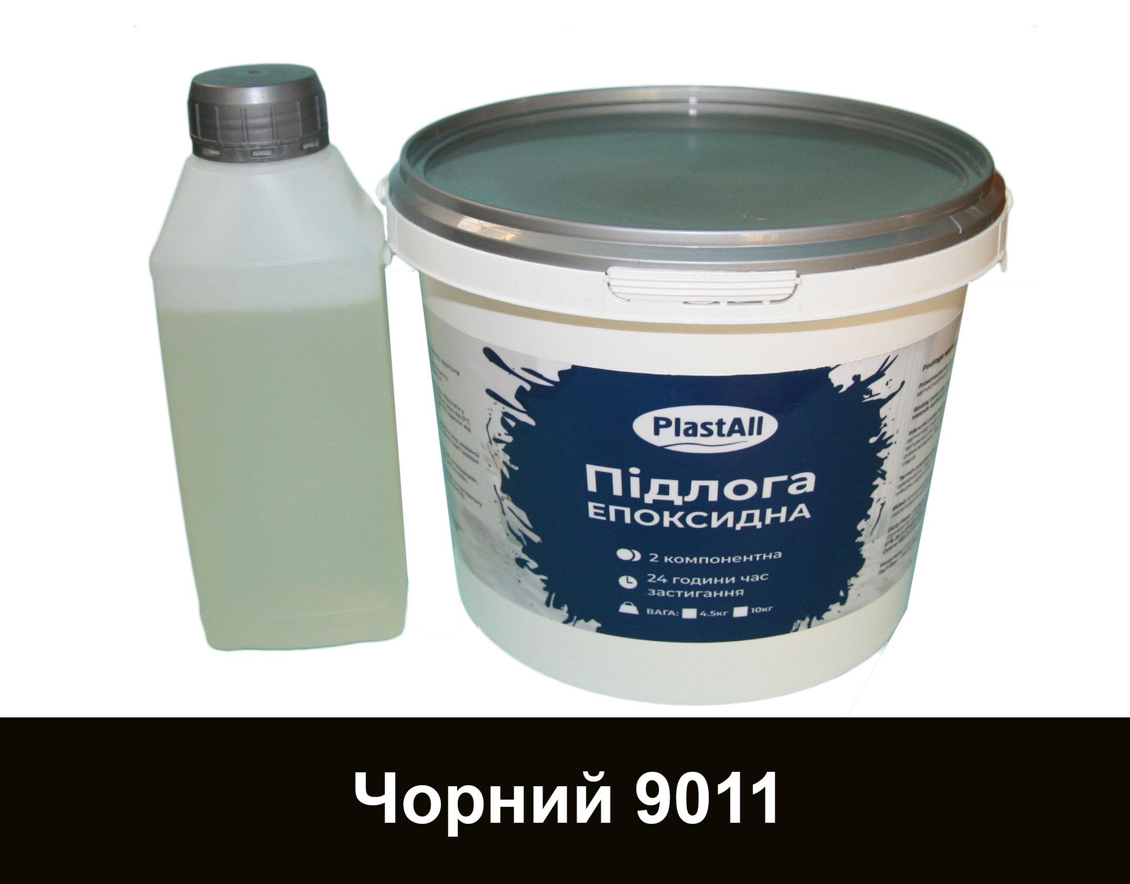 Підлога епоксидна наливна Plastall для будки вантажного автомобіля/рефрижератора 4,8 кг Чорний (ENP-PL-00015) - фото 2