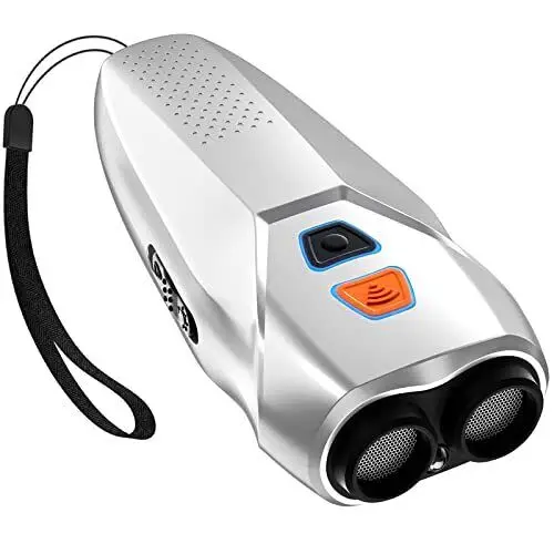 Відлякувач для собак з ліхтариком Ultrasonic PU 70 Silver (12773983)