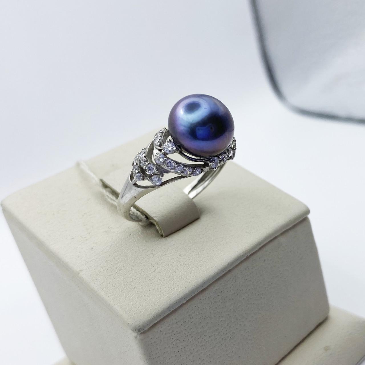 Каблучка срібна з перлами р. 17,5 3,61 г (1991074297)