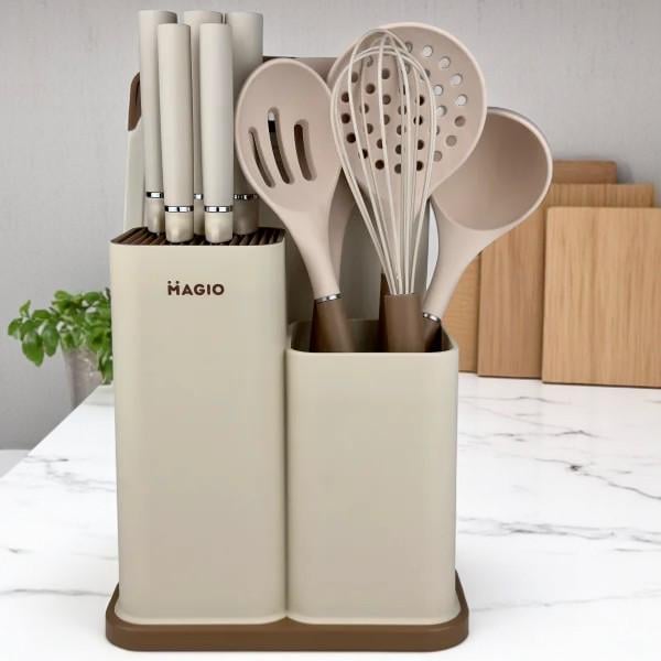 Кухонный набор Magio с нарезной доской 11 пр. (MG-1097I) - фото 1 Кухонный набор Magio с нарезной доской 11 пр. (MG-1097I) - фото 1