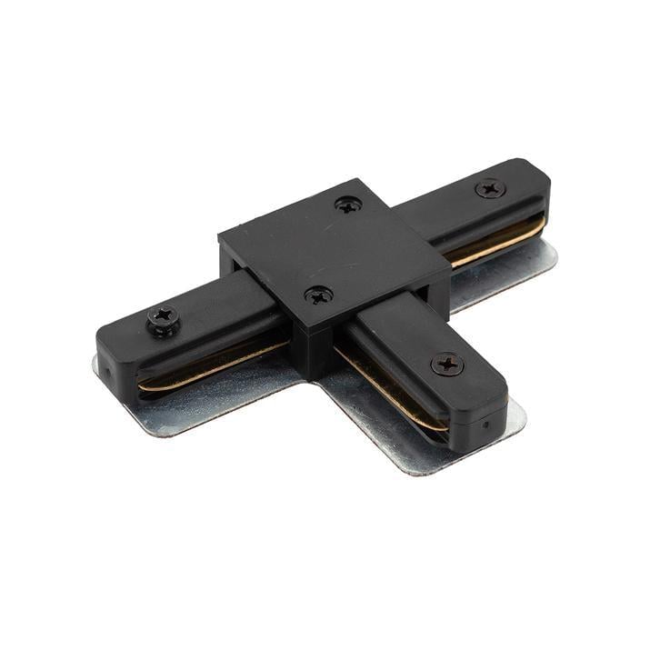 Коннектор T-образный Prolum для трековой системы М27 Черный (29505827)