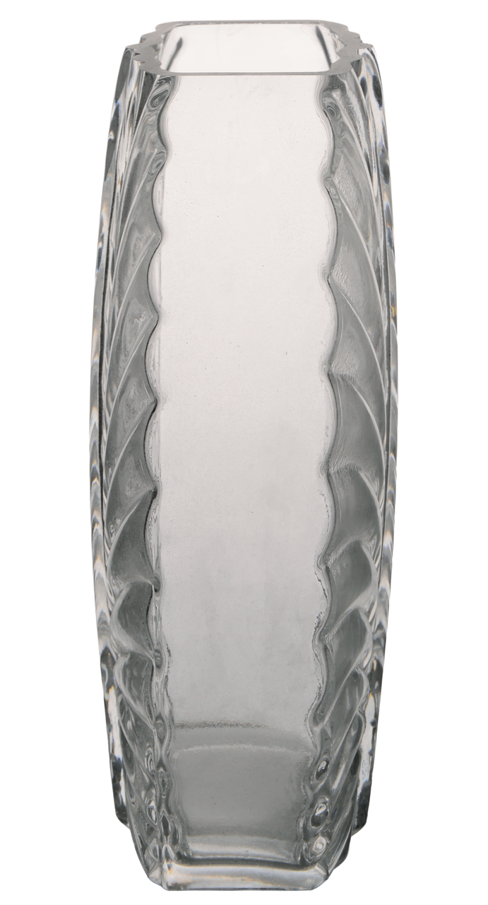 Ваза для цветов VIVA LEAF стеклянная 25 см Прозрачный (A060206) - фото 2 Ваза для цветов VIVA LEAF стеклянная 25 см Прозрачный (A060206) - фото 2