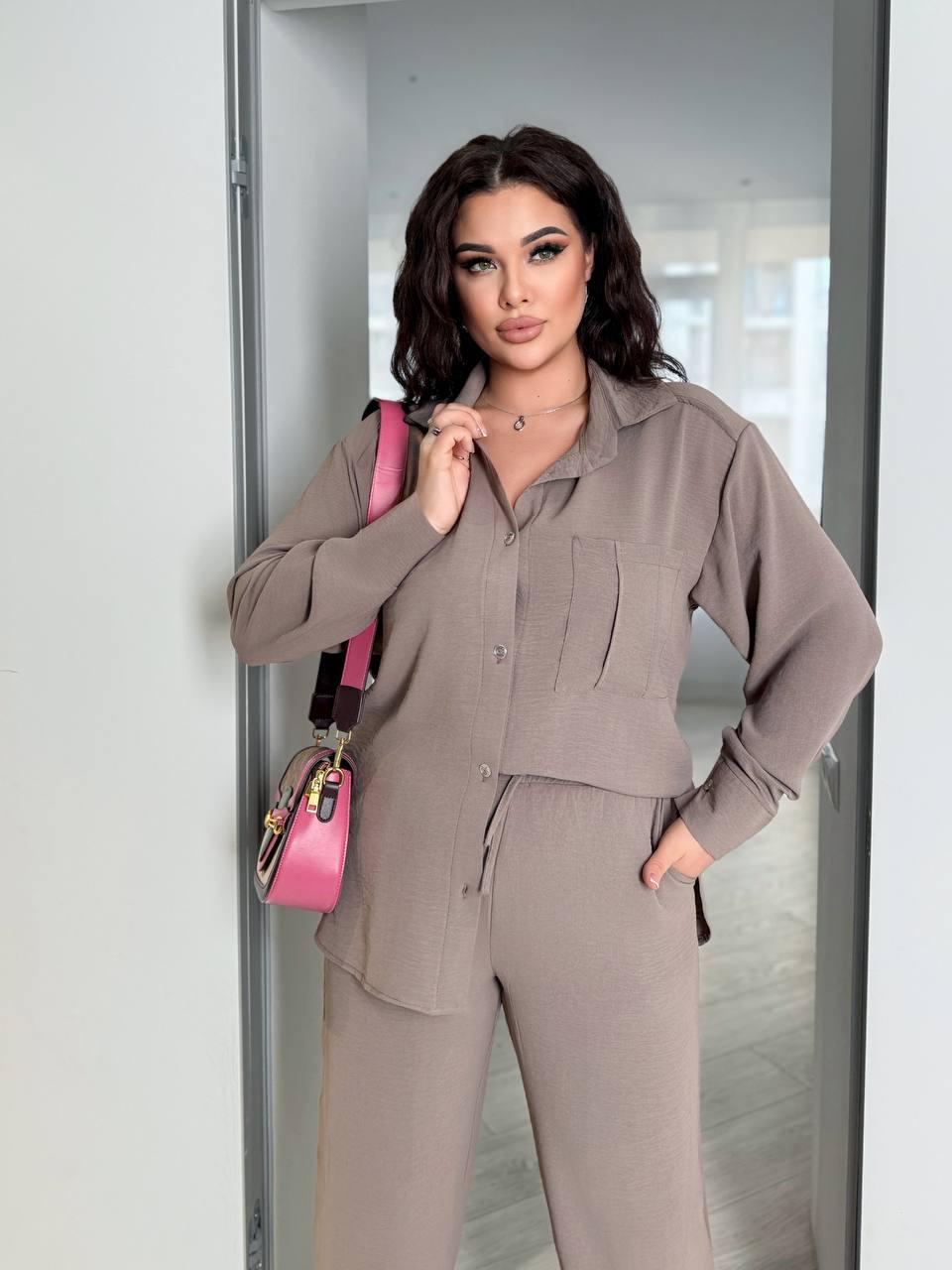 Костюм жіночий брючний XXL (Код.088) - фото 3 Костюм жіночий брючний XXL (Код.088) - фото 3