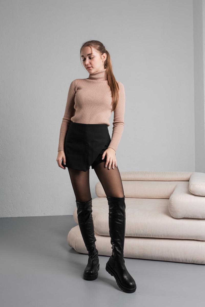 Ботфорти жіночі Fashion р. 40 25,5 см Чорний (3853) - фото 9 Ботфорти жіночі Fashion р. 40 25,5 см Чорний (3853) - фото 9