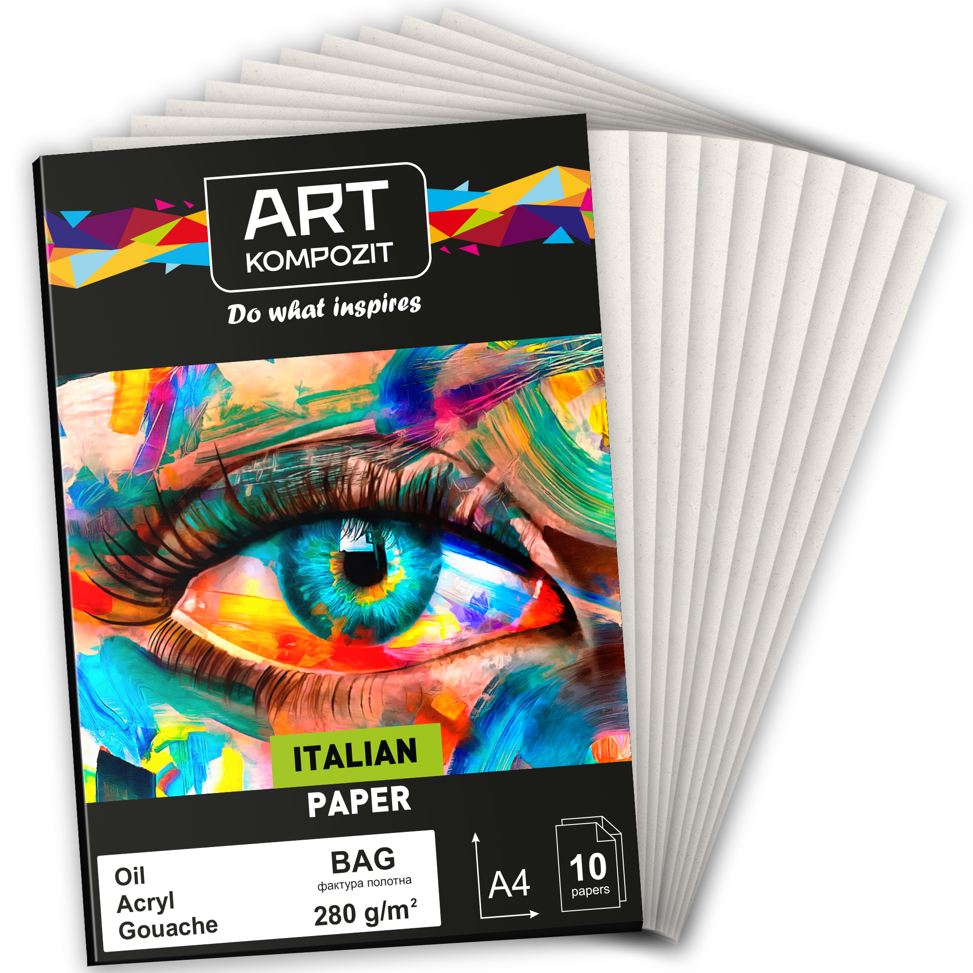 Бумага ART Kompozit BAG 280 г 10 листов